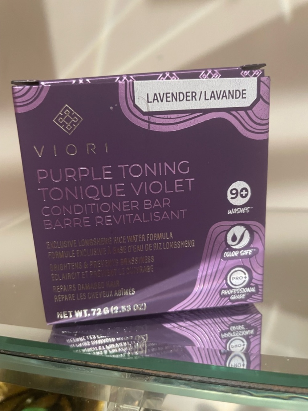 Viori Lavender Purple Toning Conditioner Bar - Purple